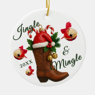 Country Western Jingle & Mingle Ornament