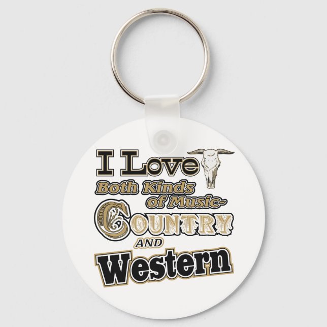 Country Western Key Ring (Front)