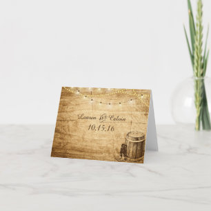 Country Western Note Card
