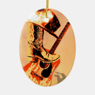 Country Western Ornament