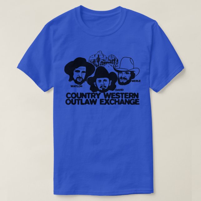 Country Western Outlaw Exchange T-Shirt (Design Front)