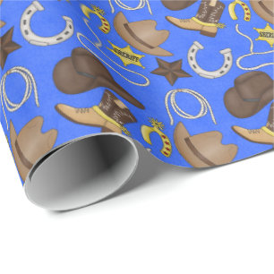 Country Western pattern Wrapping Paper