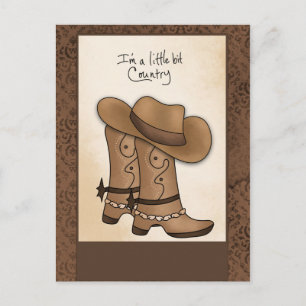 Country Western Postcard