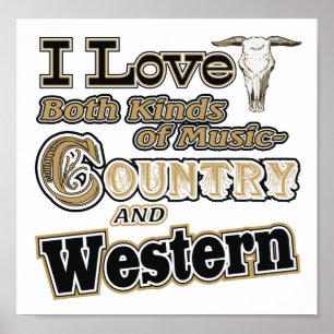 Country Western Poster