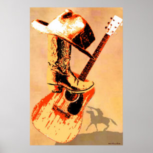Country Western Print