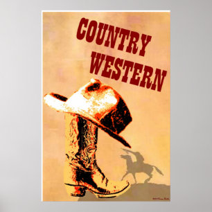 Country Western Print