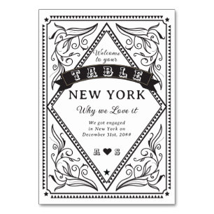 Country Western Rustic Floral Wedding Table Number