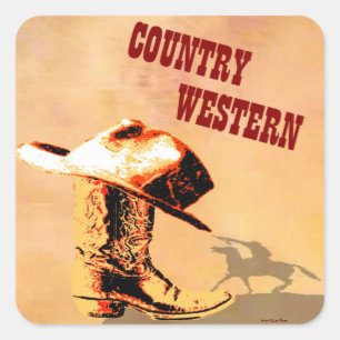 Country Western Sticker