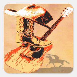 Country Western Sticker