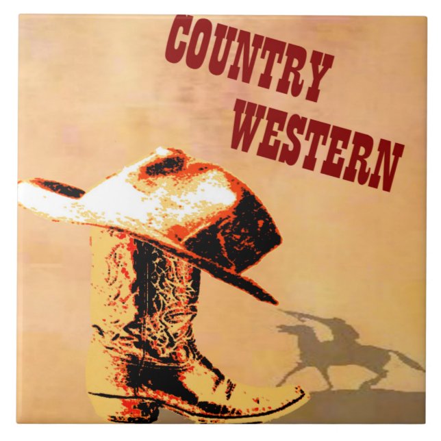 Country Western Tile (Front)