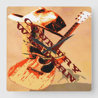 Country Western Wall Clock