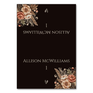 Country Western Wedding Flowers-Poultry Table Number