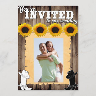 Country Western Wedding Invitation