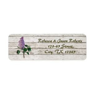 country whitewashed barn wood purple lilac wedding