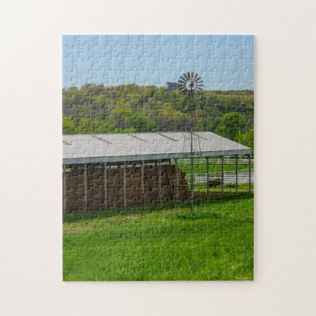 Country Windmill Jigsaw Puzzle (Vertical)