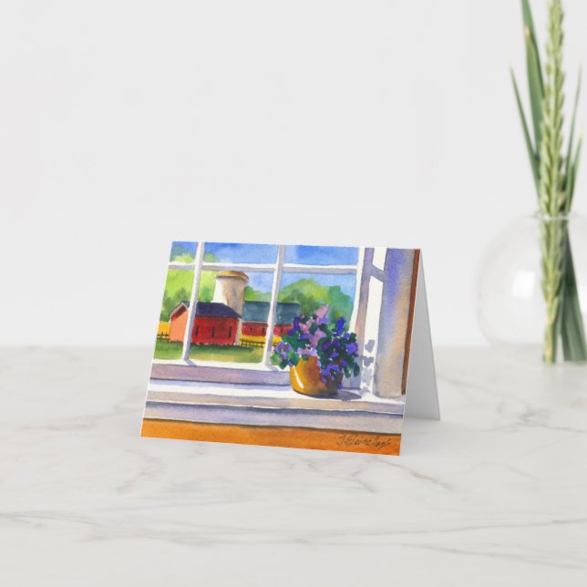 Country Window Note Card (Front)