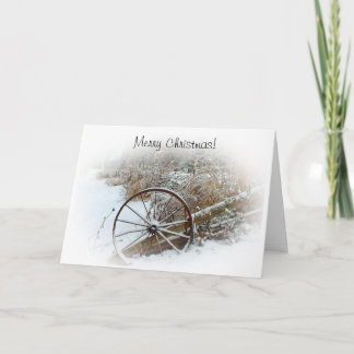 Country Winter Holiday Card