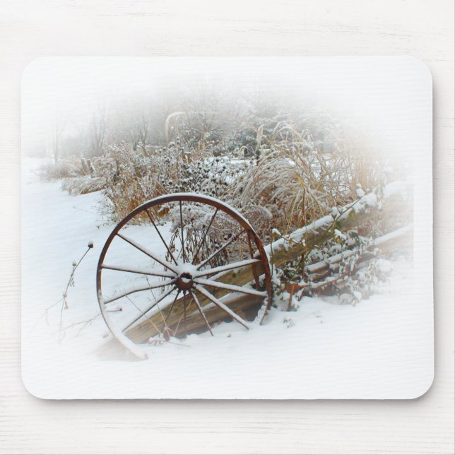Country Winter Mouse Mat (Front)