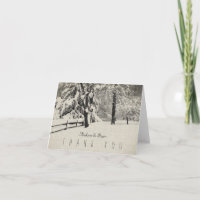 Country Winter Thank You
