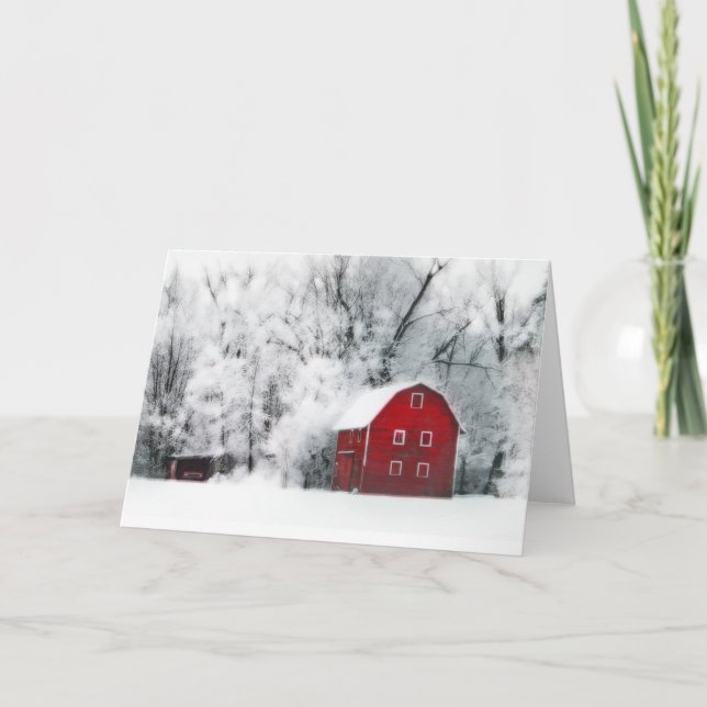 Country winters,Christmas cards (Front)