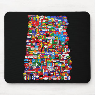 Country World Flags Mouse Mat