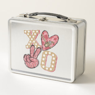 Country XOXO – Wild West Love Metal Lunch Box