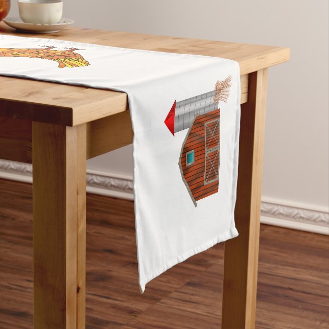Country Yard Short Table Runner (In Situ)