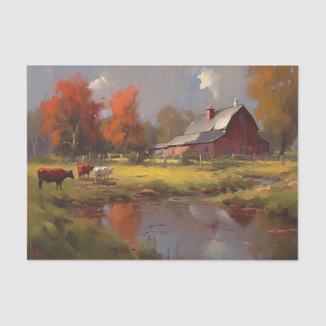 Countryside Beauty  Tissue Paper (Front)