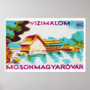 Countryside Cabin - Matchbox Print - Aesthetic