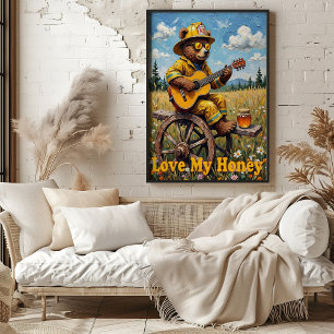 Countryside Chords: Bear's Wheel Jam Poster