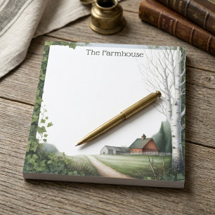 Countryside Farmhouse Notepad