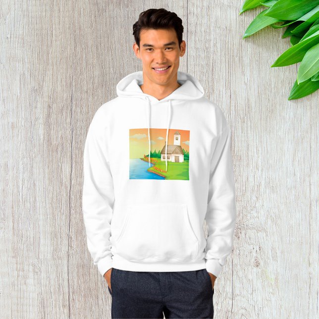 Countryside House by the Lake Hoodie (Creator Uploaded)