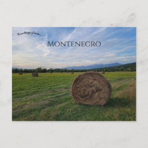Countryside in Podgorica Montenegro Postcard