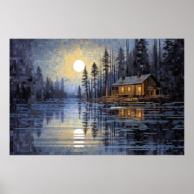 Countryside Landscape Art Decor Paint  (Front)