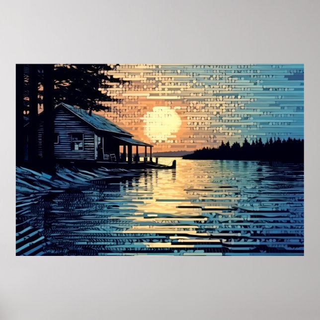 Countryside Landscape Art Decor Paint  (Front)