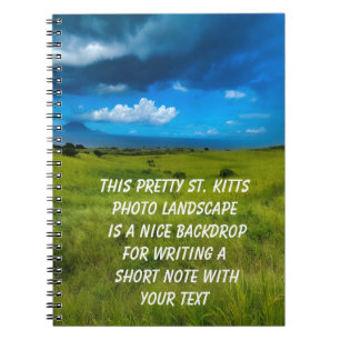Countryside Landscape of Saint Kitts Notebook