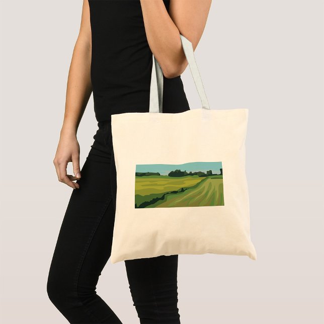 Countryside Landscape Tote Bag (Creator Uploaded)