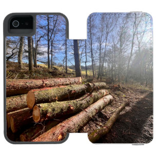 Countryside logs.. incipio watson™ iPhone 5 wallet case