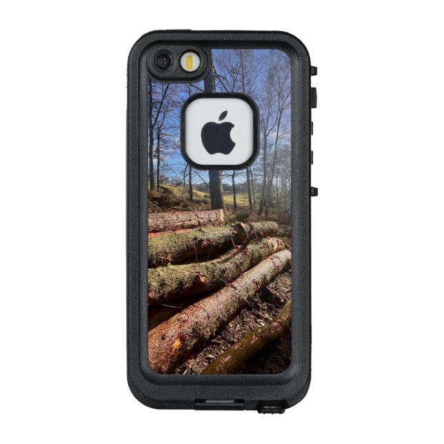Countryside logs.. LifeProof iPhone case (Back)