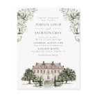 Countryside Manor Wedding Invitation