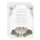 Countryside Manor Wedding Invitation