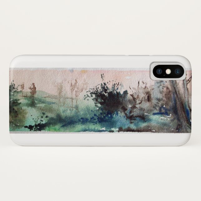 COUNTRYSIDE OF MAREMMA TUSCANY LANDSCAPE Case-Mate iPhone CASE (Back (Horizontal))