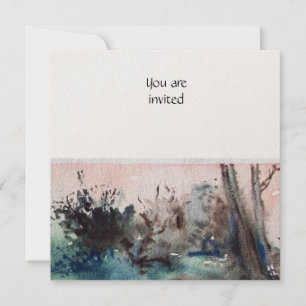 COUNTRYSIDE OF MAREMMA /TUSCANY LANDSCAPE INVITATION