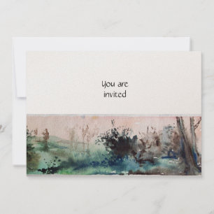 COUNTRYSIDE OF MAREMMA /TUSCANY LANDSCAPE INVITATION