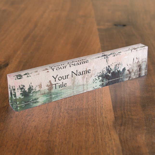 COUNTRYSIDE OF MAREMMA  TUSCANY NAMEPLATE (Side)