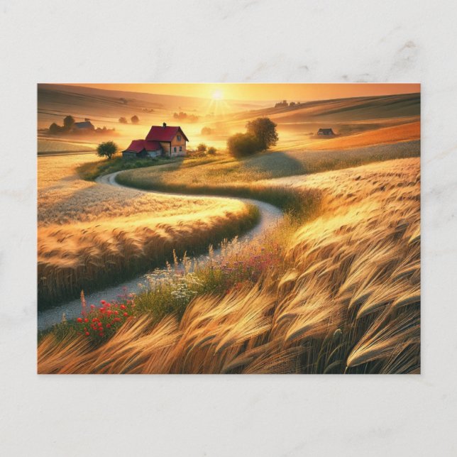 Countryside Serenity  Postcard (Front)