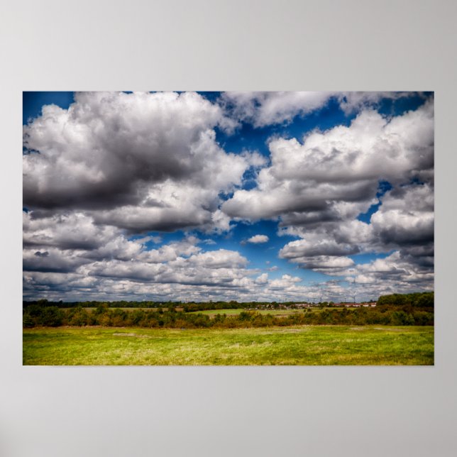 Countryside Skyscape Poster (Front)