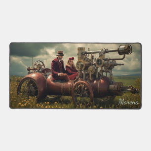 Countryside Steampunk Adventure - Majestic Ride Desk Mat