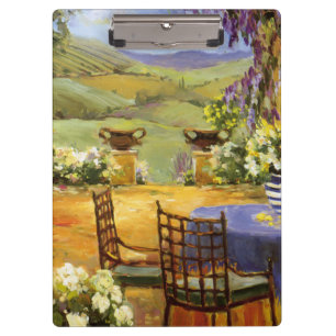 Countryside Terrace Clipboard
