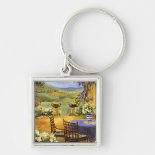 Countryside Terrace Key Ring